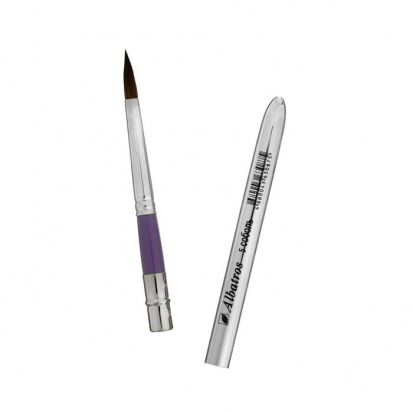 Кисть в футляре, карманная, круглая №5, соболь